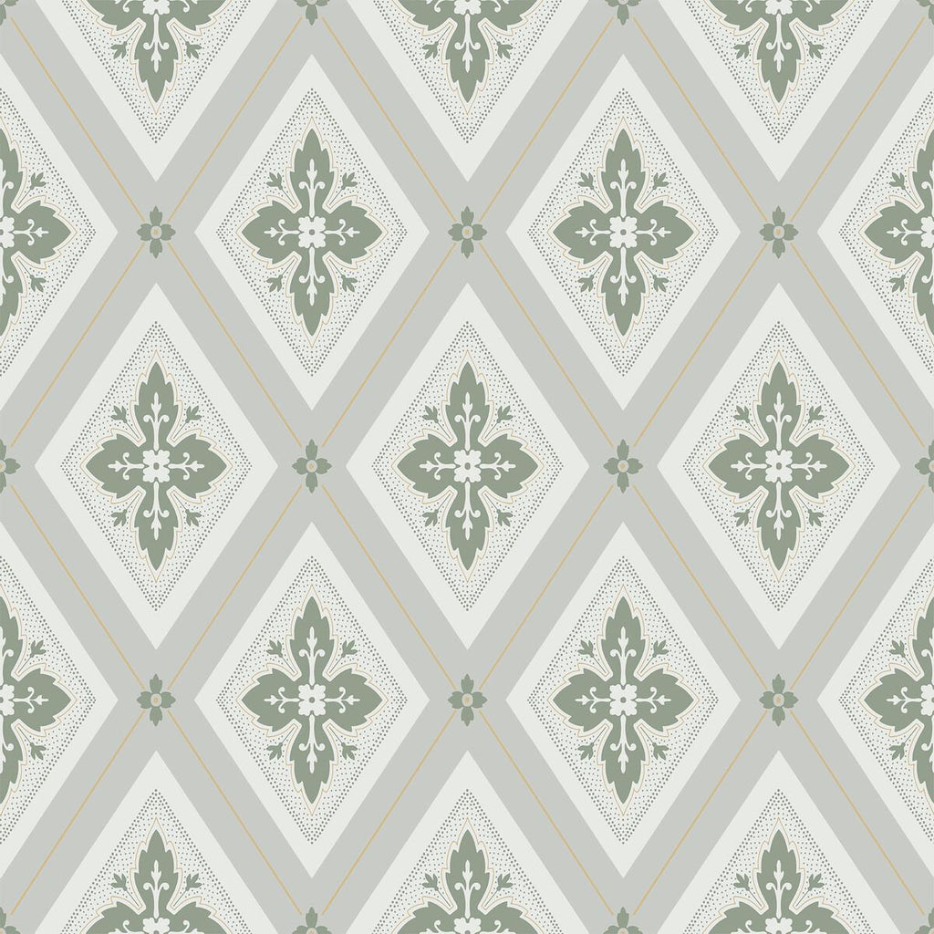 Winfield Thybony LILY LAUREL GREEN Wallpaper