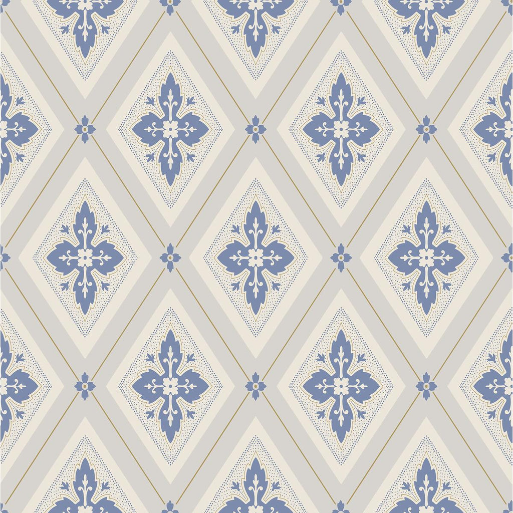 Winfield Thybony LILY CORNWALL BLUE Wallpaper