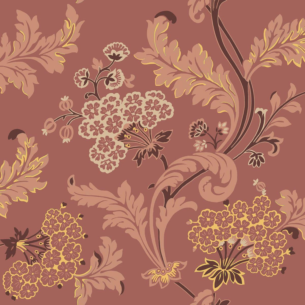 Winfield Thybony EMMA GEORGIAN RED Wallpaper