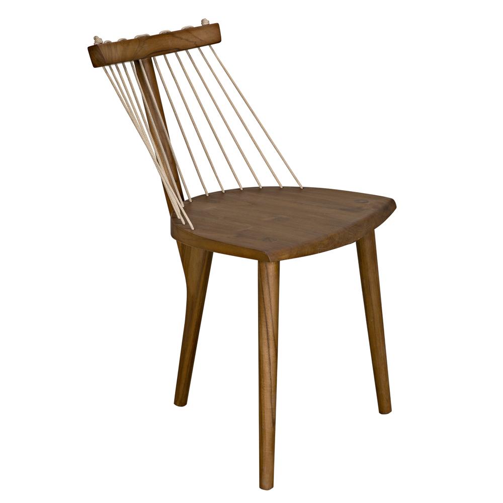 NOIR Lino Chair Teak with Rope