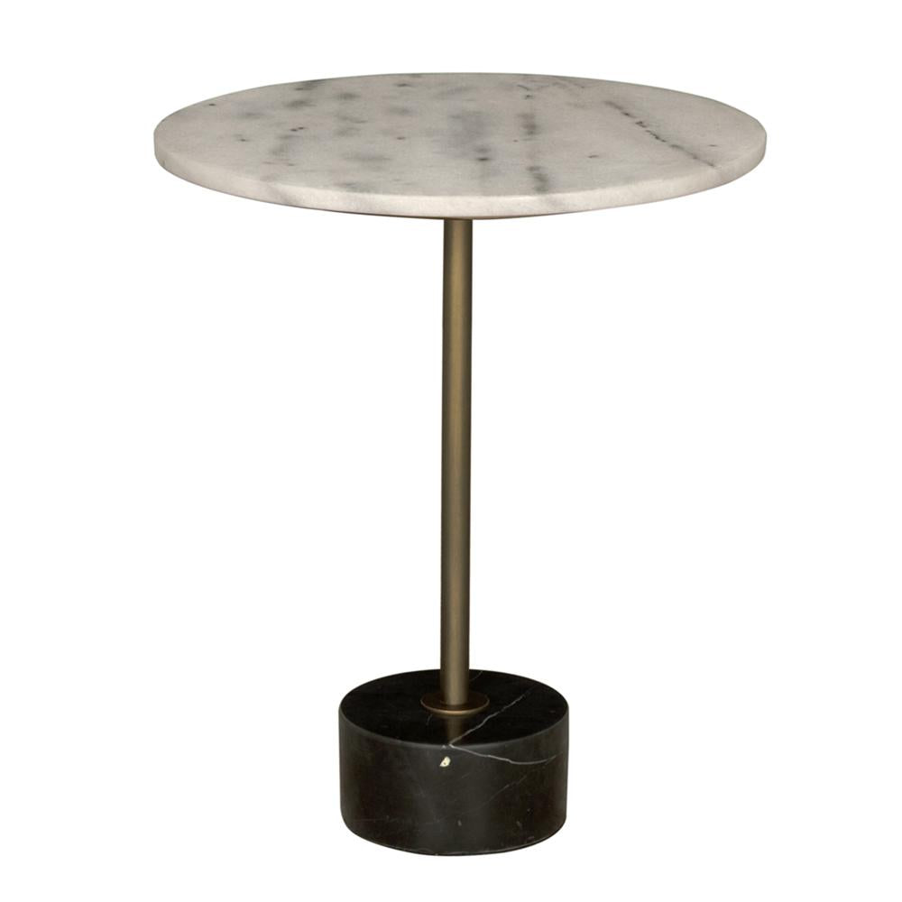 NOIR Santosha Side Table with Stone Top