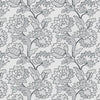 Kravet Geo Floral Platinum Fabric