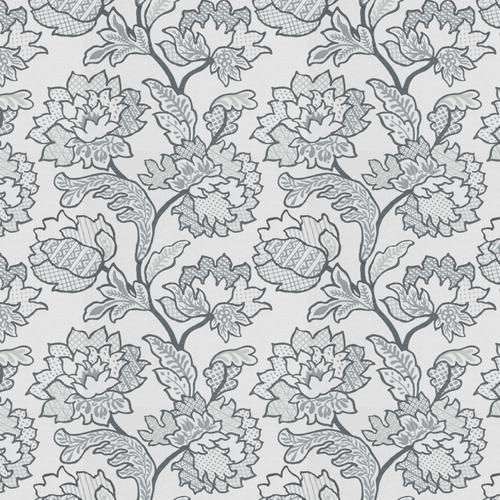 Kravet Geo Floral Platinum Fabric – DecoratorsBest