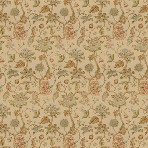 Lee Jofa TIDEWATER BLOCK CLAY/TEAL Fabric