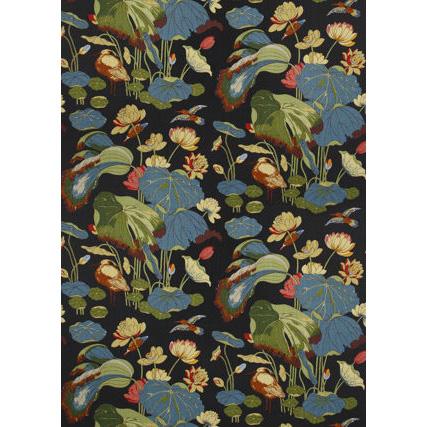 G P & J Baker Nympheus - Linen Teal/Green Fabric – DecoratorsBest