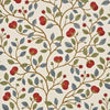 G P & J Baker Medlar Blue/Red Wallpaper