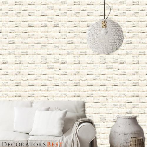 Phillip Jeffries Wallpaper - 4140 EPI Leather, Elite White