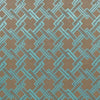 Gaston Y Daniela Los Angeles Beige/Turque Upholstery Fabric