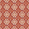 Kasmir Foil Burnt Orange Fabric