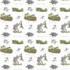 Kasmir Enormous Crocodi Croc Green Fabric