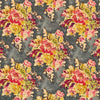 Kasmir Vogue Bouquet Charcoal Fabric