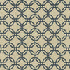 Kasmir Squircle Navy Fabric