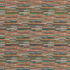 Mulberry Landscape Teal/Spice Fabric