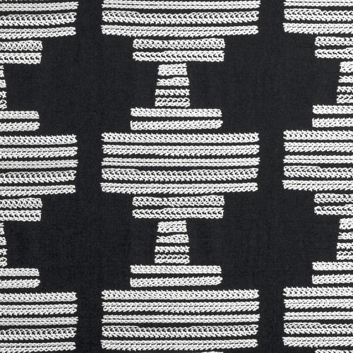 Clarke & Clarke BW1010 BLACK/WHITE Fabric