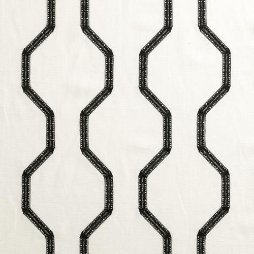 Clarke & Clarke BW1012 BLACK/WHITE Fabric