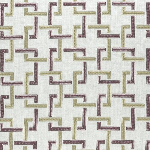 Clarke & Clarke SEKAI ORCHID/WILLOW Fabric