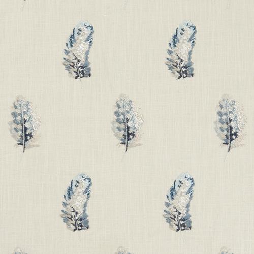 Clarke & Clarke PLUMIS MINERAL/LINEN Fabric