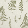 Clarke & Clarke Lorelle Natural/Forest Drapery Fabric