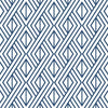 Seabrook Navy Diamond Geometric Navy & White Wallpaper