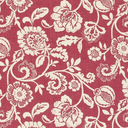 Clarke & Clarke ELIZA RASPBERRY Fabric