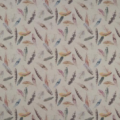 Clarke & Clarke FEATHER NICA CREAM Fabric