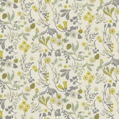 Clarke & Clarke ASHBEE FOREST/CHARTREUSE Fabric