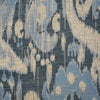 Jf Fabrics Amos Blue/Creme/Beige (64) Upholstery Fabric