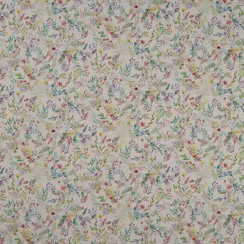 Clarke & Clarke FORGET ME NOT LINEN Fabric