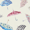 Clarke & Clarke Umbrellas Cream Fabric