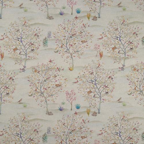 Clarke & Clarke COPPICE SUMMER/LINEN Fabric