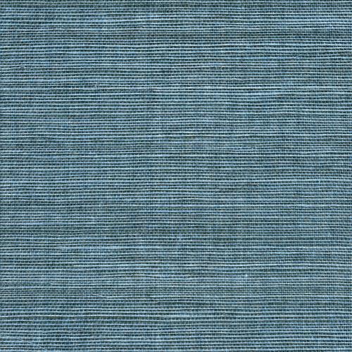 Winfield Thybony SOLO SISAL MOODY BLUE Wallpaper