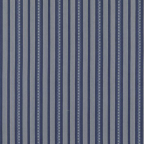 G P & J Baker KILIM STRIPE BLUE Fabric