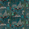 Clarke & Clarke Frontier Velvet Teal Fabric