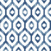 A-Street Prints Lucia Blue Diamond Wallpaper