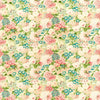 Sanderson Rose & Peony Sage/ Coral Fabric