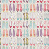 Harlequin World At Your Feet Pebble/Blossom/Sky Fabric