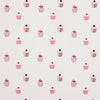 Harlequin Cupcakes Pink On Cream Fabric