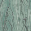 York Liquid Marble Green Wallpaper