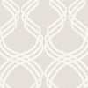 York Dante Ribbon Beige/White Wallpaper