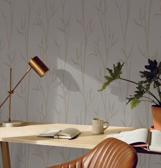 York Matcha Tan Wallpaper