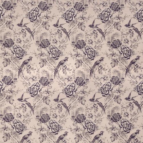 Clarke & Clarke Avium Blush/Damson Fabric – DecoratorsBest