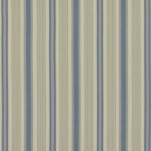 Baker Lifestyle Purbeck Stripe Blue/Green Fabric – DecoratorsBest