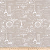 Decoratorsbest Paris Ecru Fabric