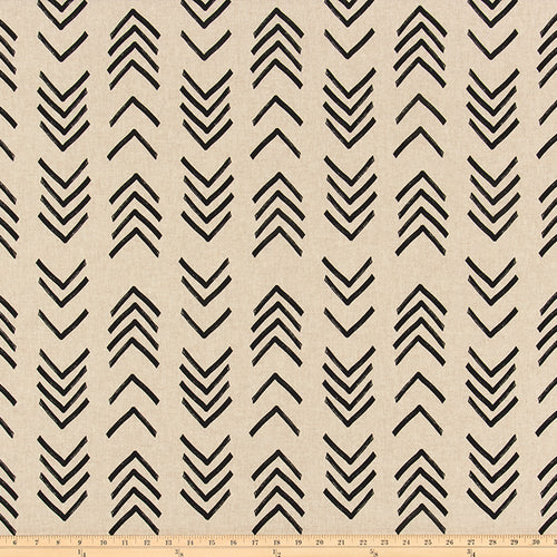 Trivor * - Black - Fabric By the Yard - washable fabrics