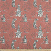 Decoratorsbest Asian Toile Scarlet Fabric