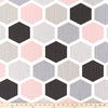 Decoratorsbest Hexagon Blush Fabric