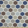 Decoratorsbest Hexagon Regal Blue Fabric