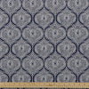 Decoratorsbest Arabesque Cyan Indigo Fabric