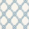 Brunschwig & Fils Treillage De Bambou Blue Wallpaper