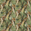 Mulberry Game Birds Velvet Forest Fabric